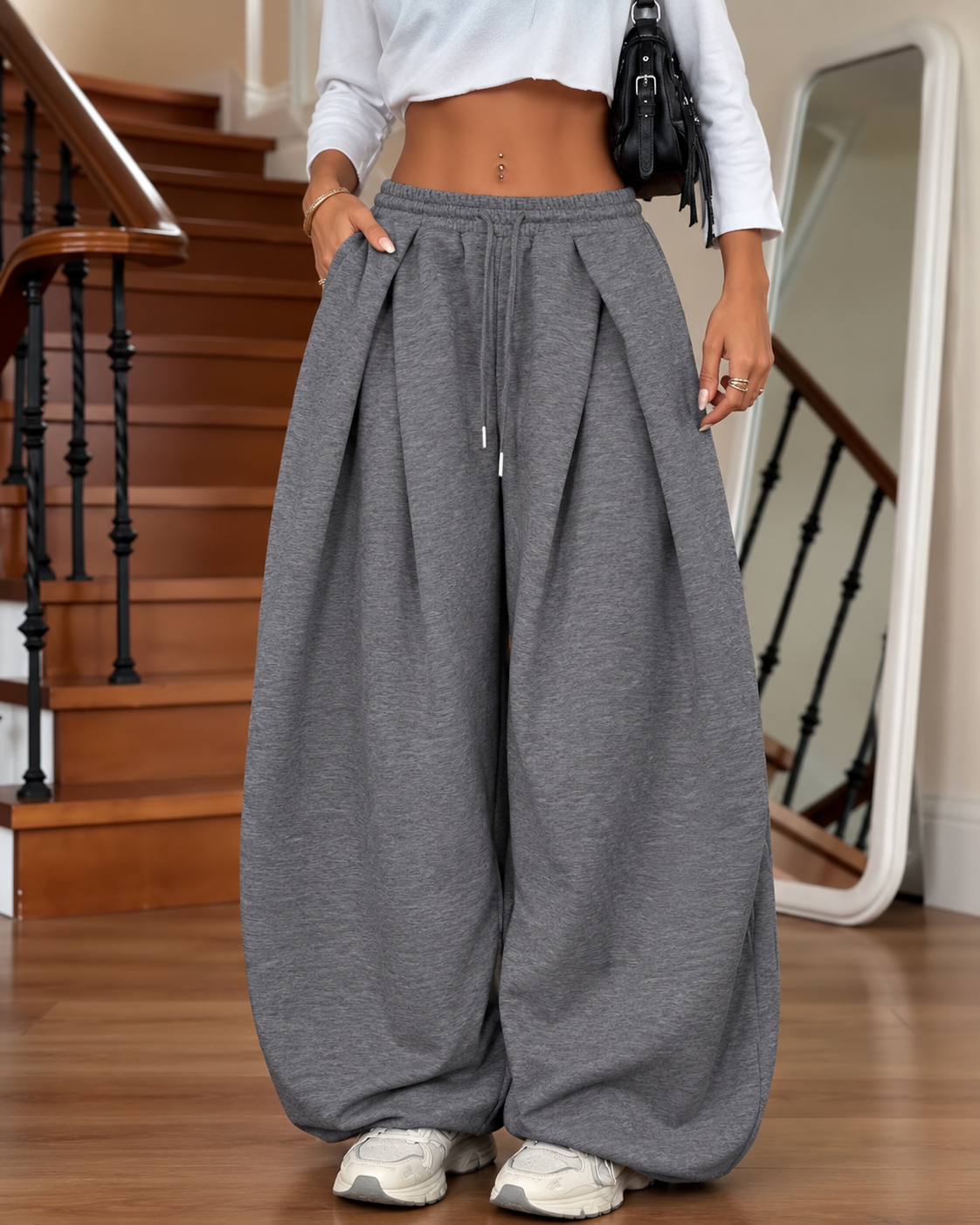 Nancy™ | Relaxed Wide-Leg Joggers