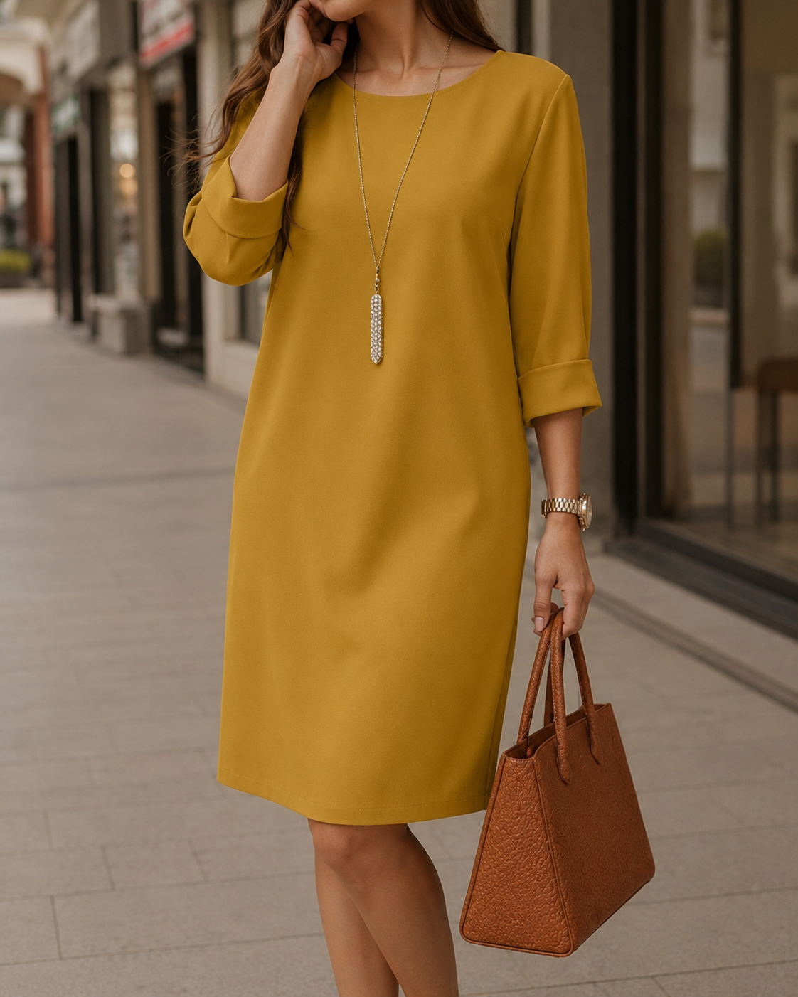 Susan™ | Tummy-Control Midi Dress with Pockets (1+1 FREE)