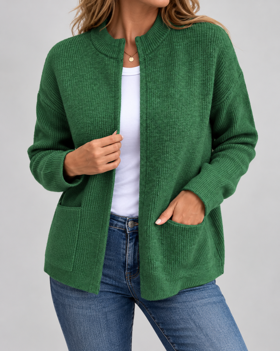 Donna™ | Warm Knitted Cardigan with Pockets