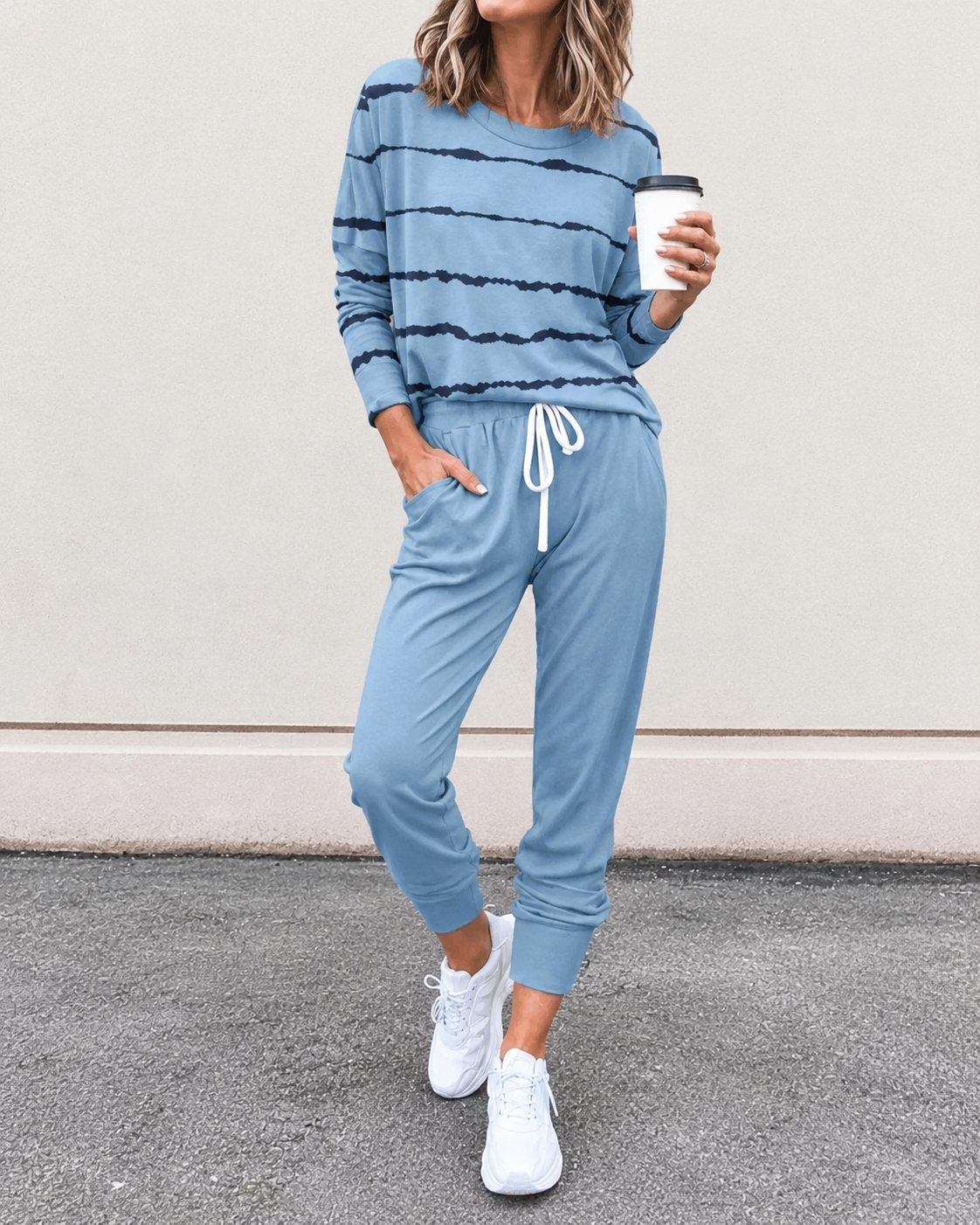 Karen™ | Relaxed Striped Two-Piece Set