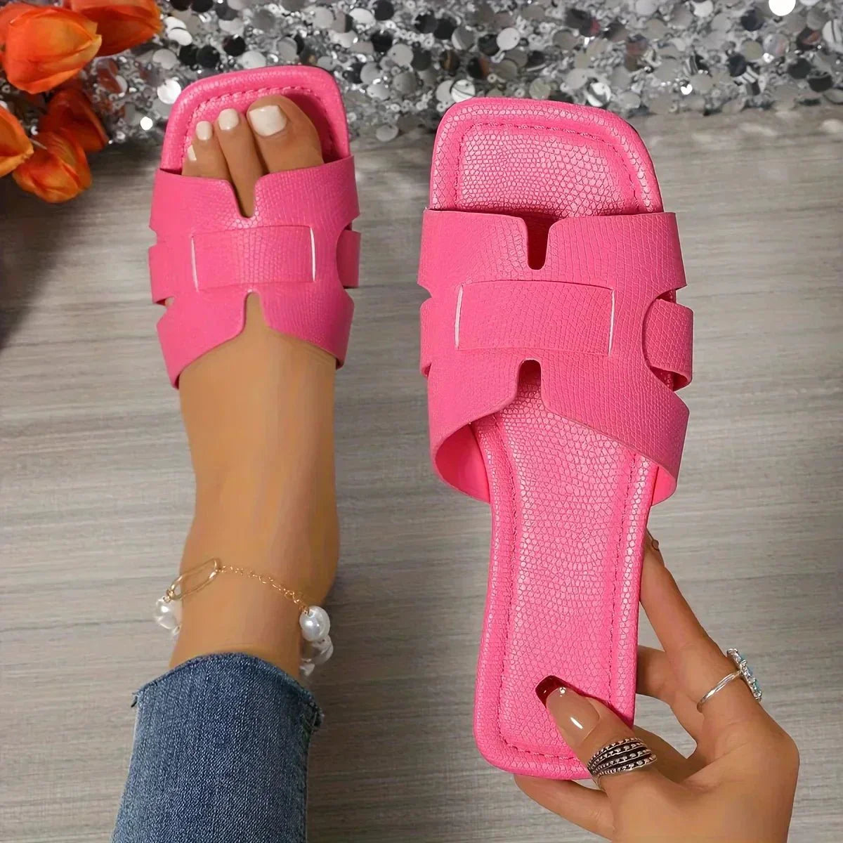 Ava | Slide Sandals