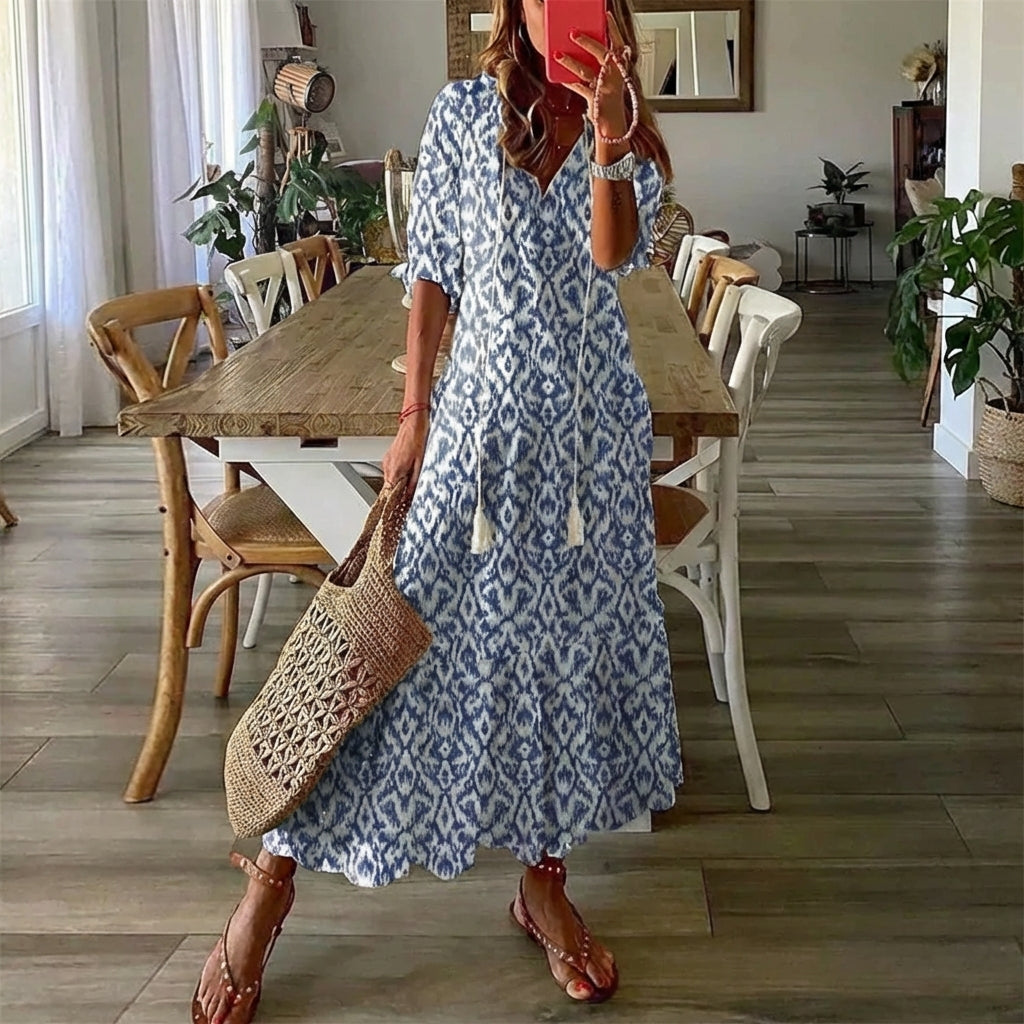 ARIA | Boho Tummy Coverage Dress