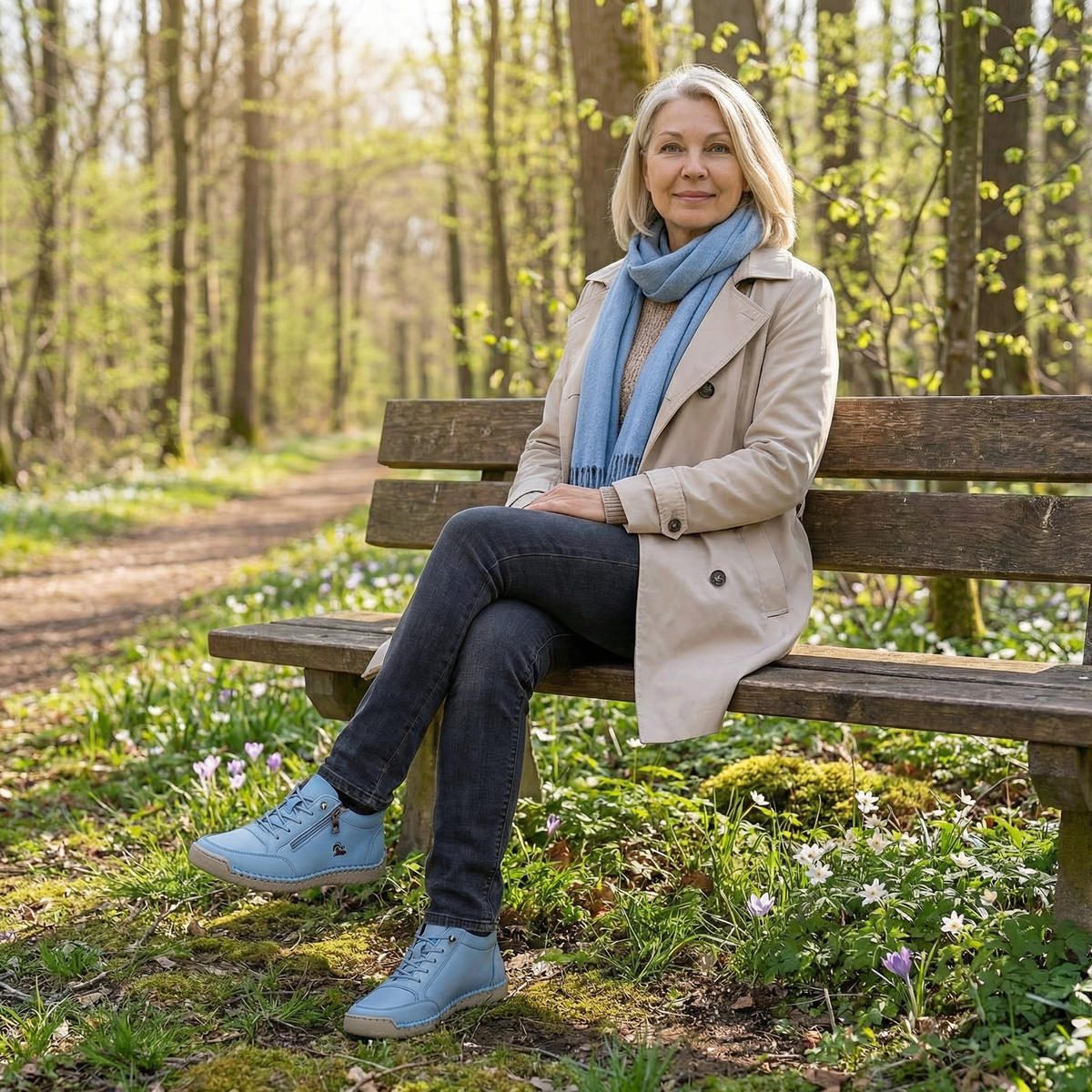 Mila – Komfortable orthopädische Sneakers + Reißverschluss