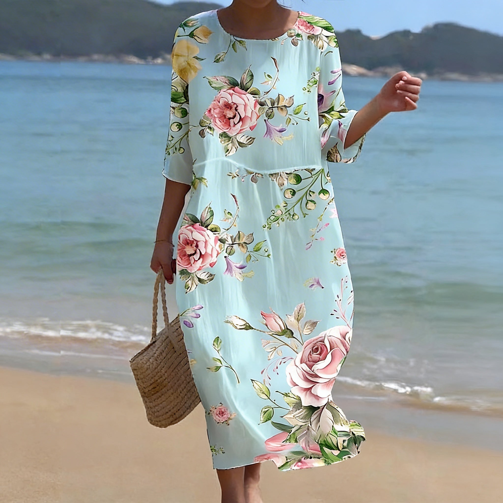 Sienna | Sunset Flower Dress