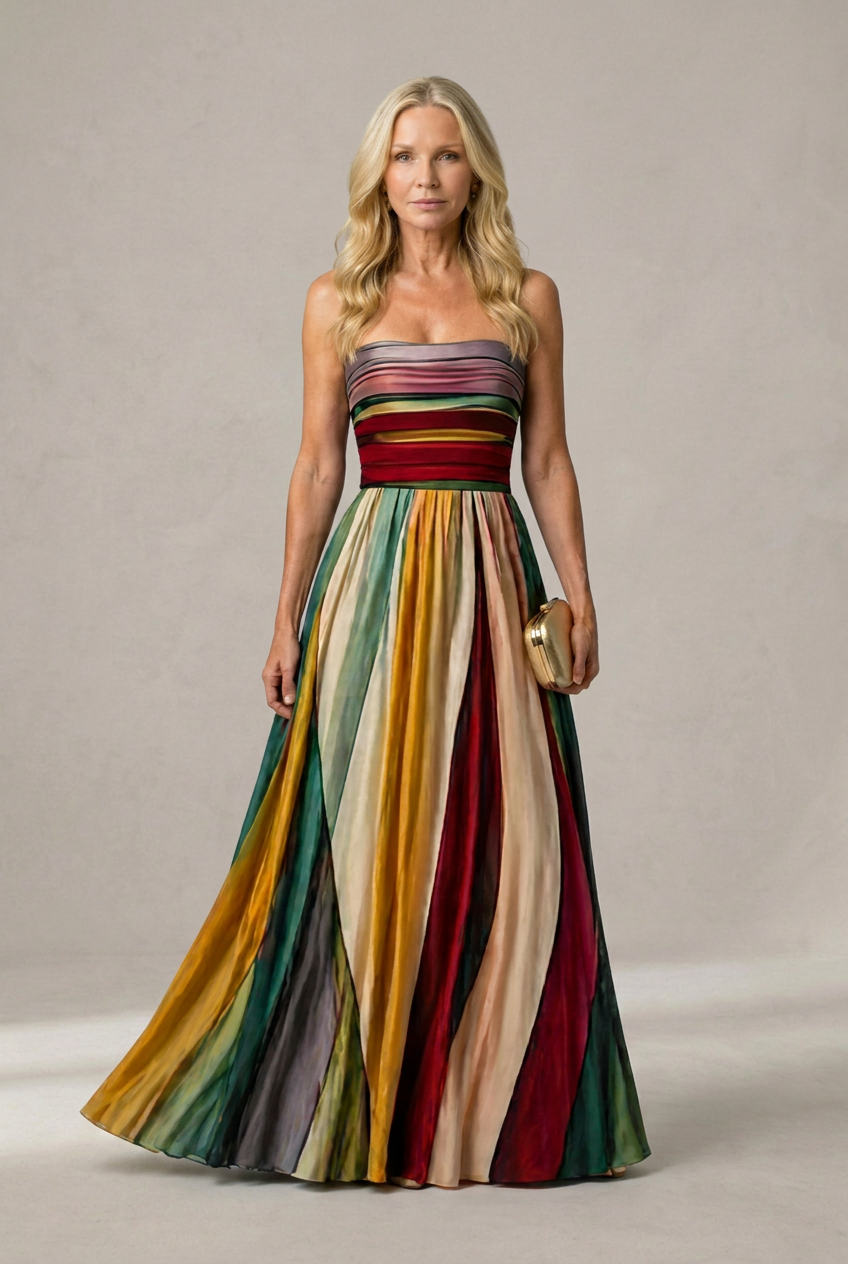 Sofía | Strapless A-Line Dress