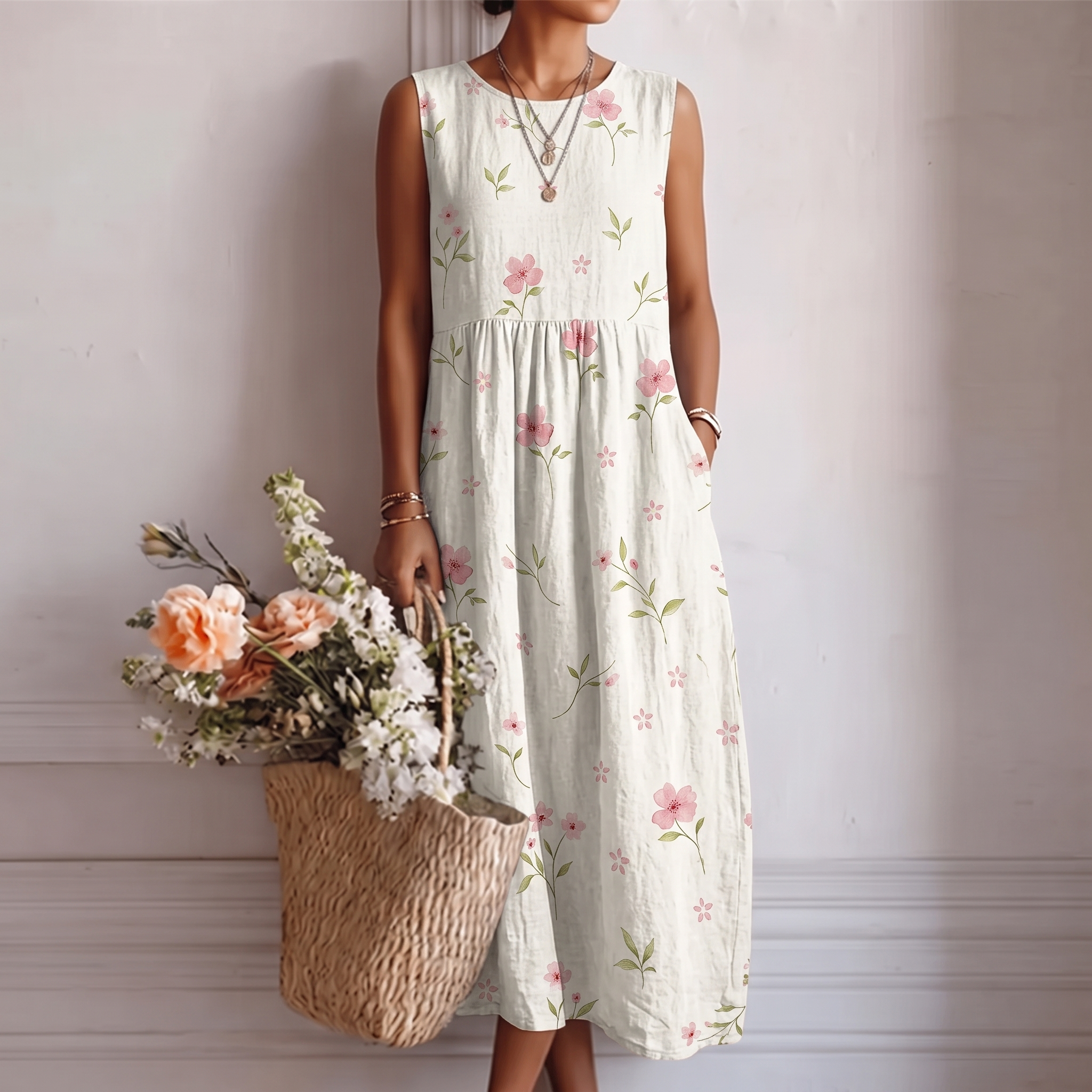 PEARL | Sleeveless Maxi Dress