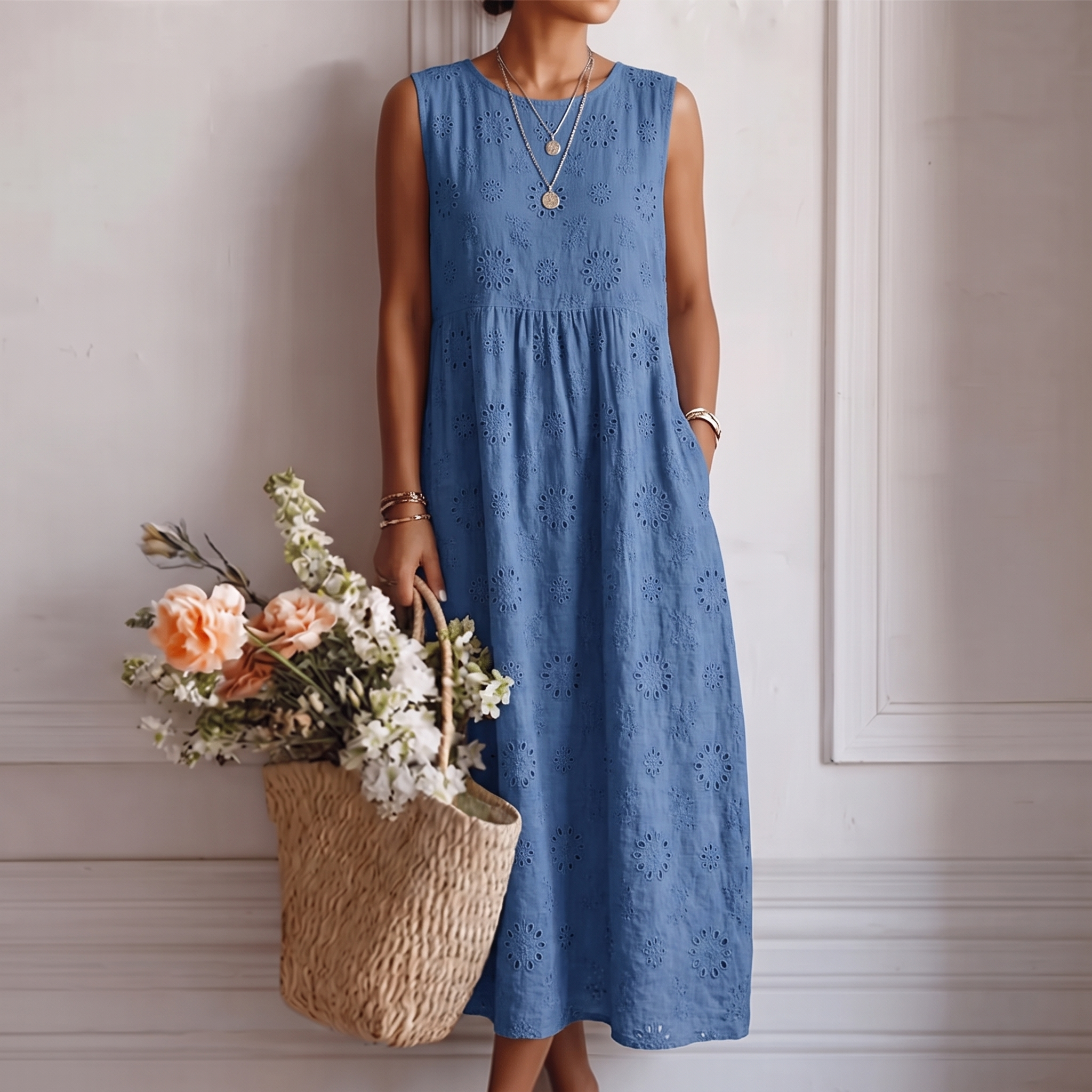 JUNE | Sleeveless Maxi Dress