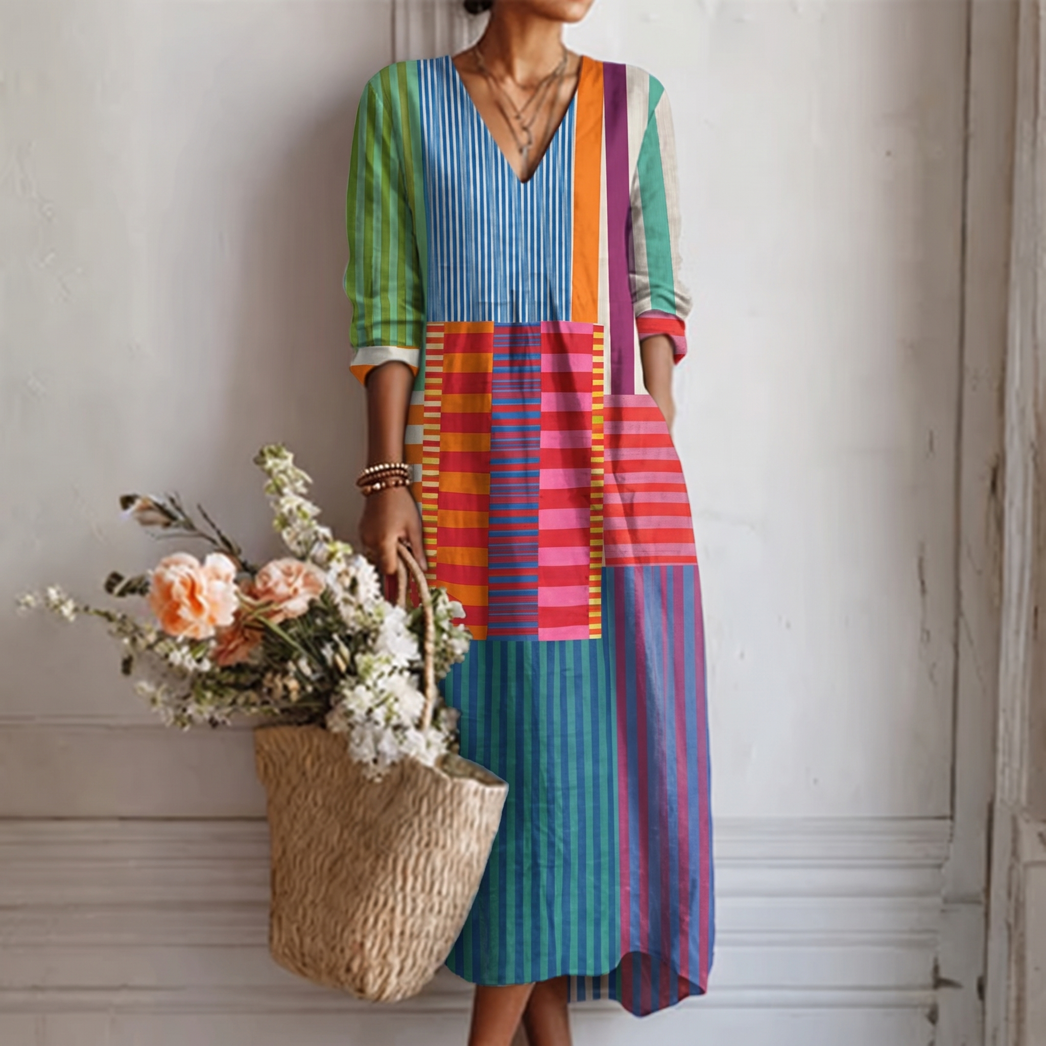 BEATRICE | Bohemian Maxi Dress