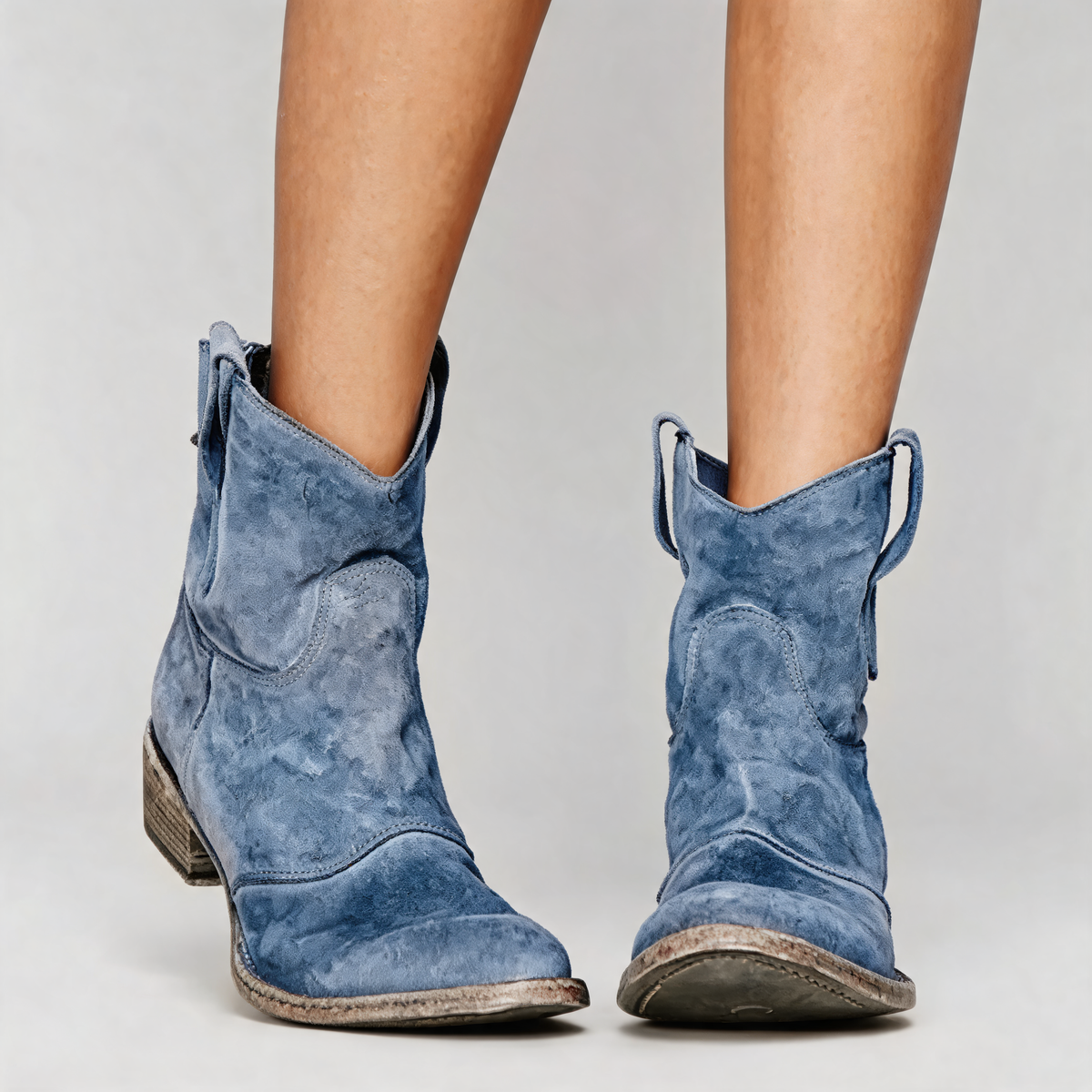 Karen™ | Orthopedic Western Ankle Boots in Suede