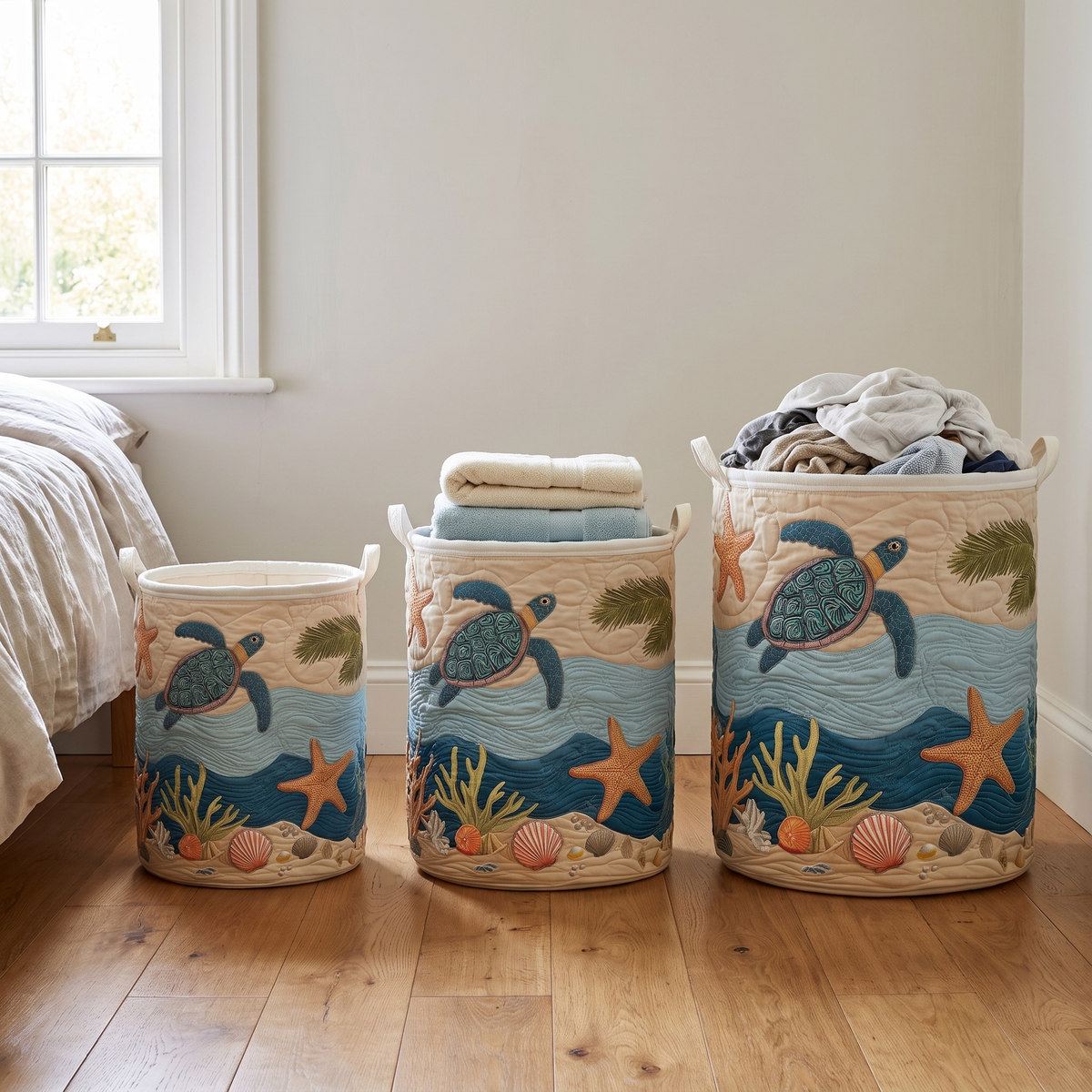 Parel | Coastal Harmony Laundry Basket