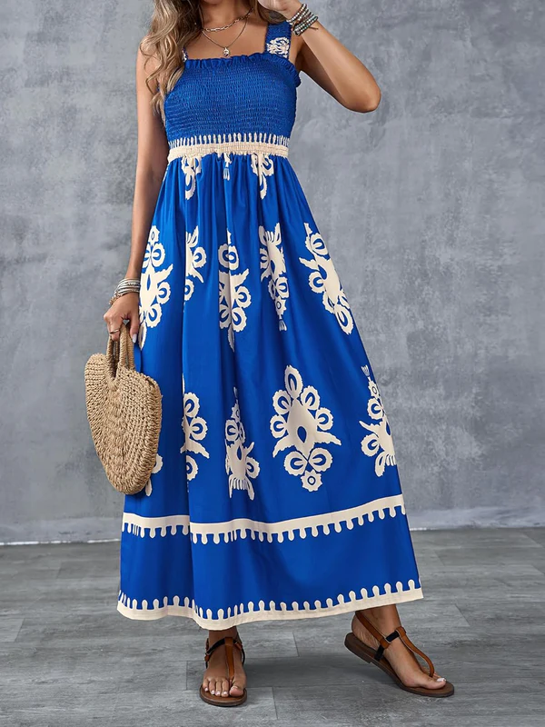 Martina | Maxi dress with artistic print