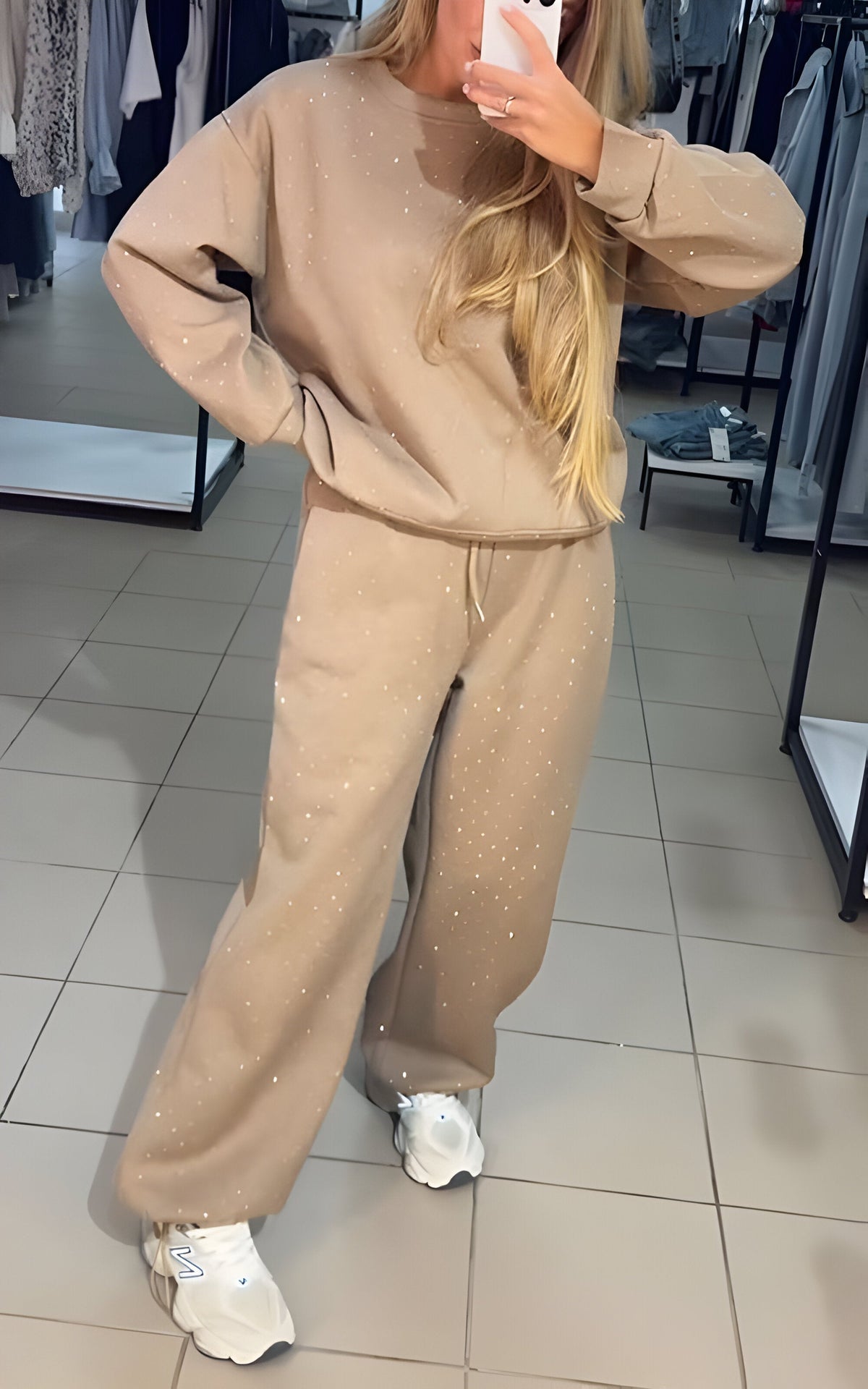Morgan Diamond Set in apricot