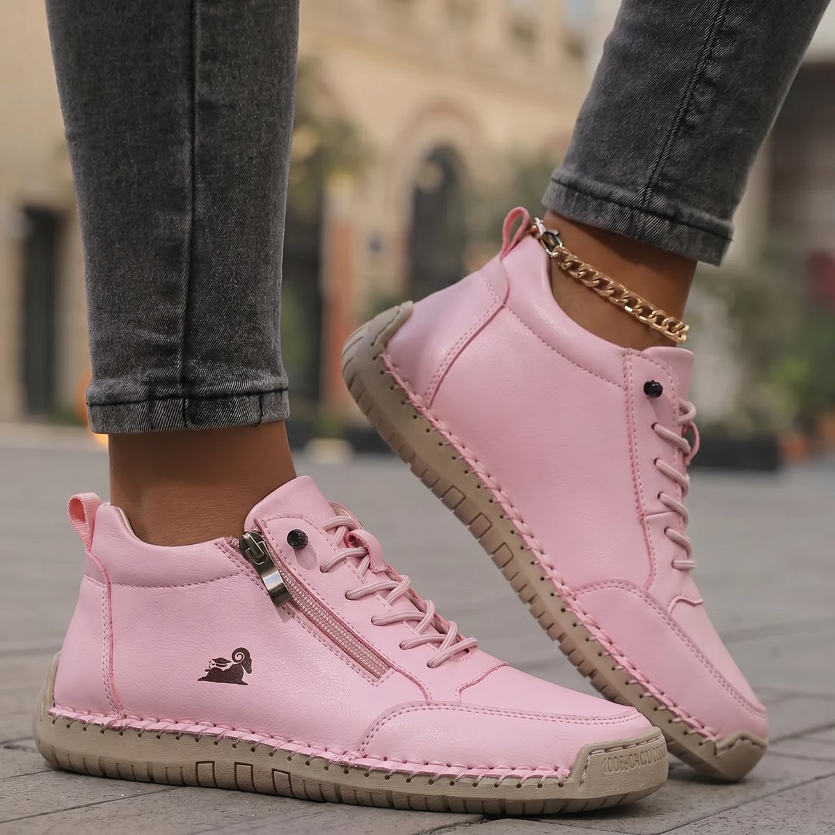 Mila – Komfortable orthopädische Sneakers + Reißverschluss