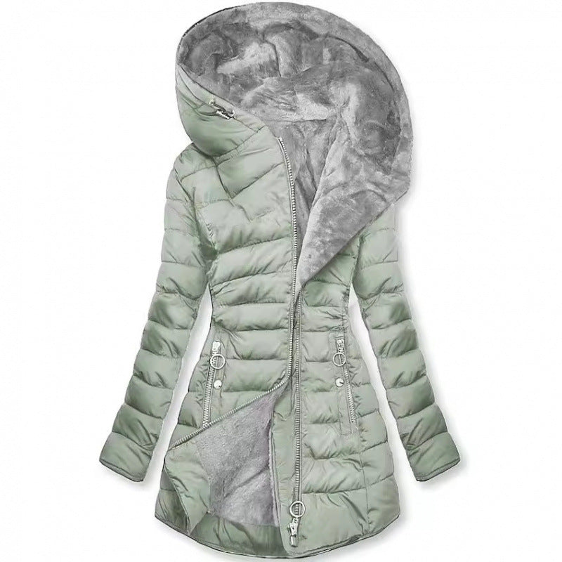 Gloria™ | Warm Padded Winter Jacket with Hood