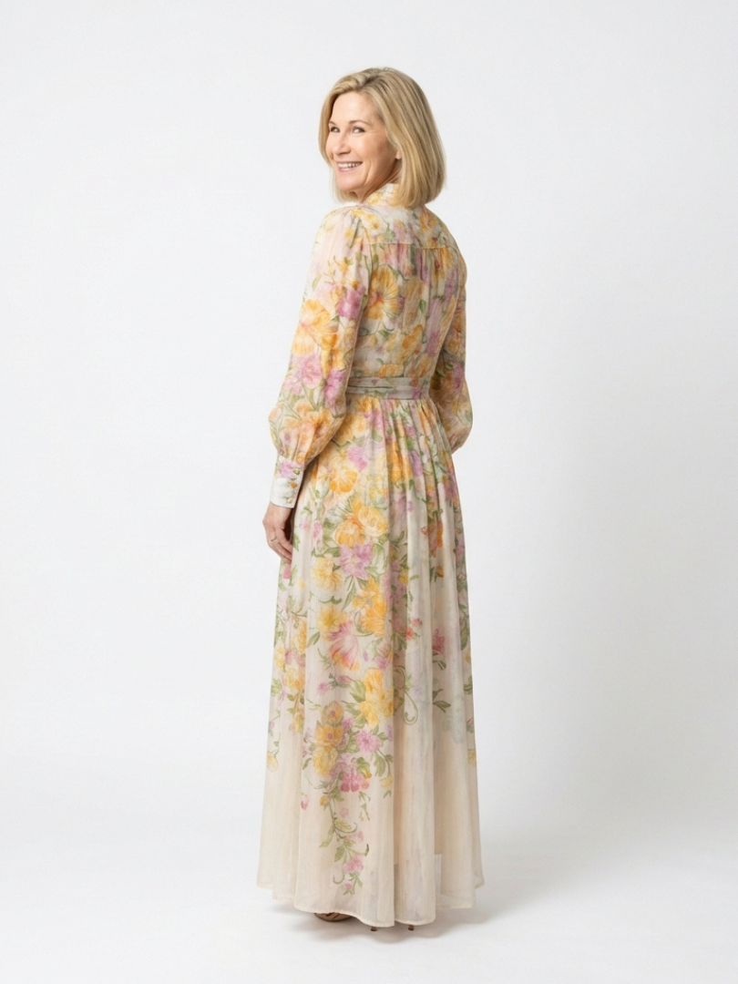 Cressida™ | Tummy-Flattering Floral Maxi Dress