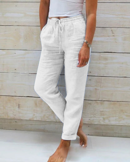 Denise™ | Comfortable Wide Leg Pants with Drawstring 6