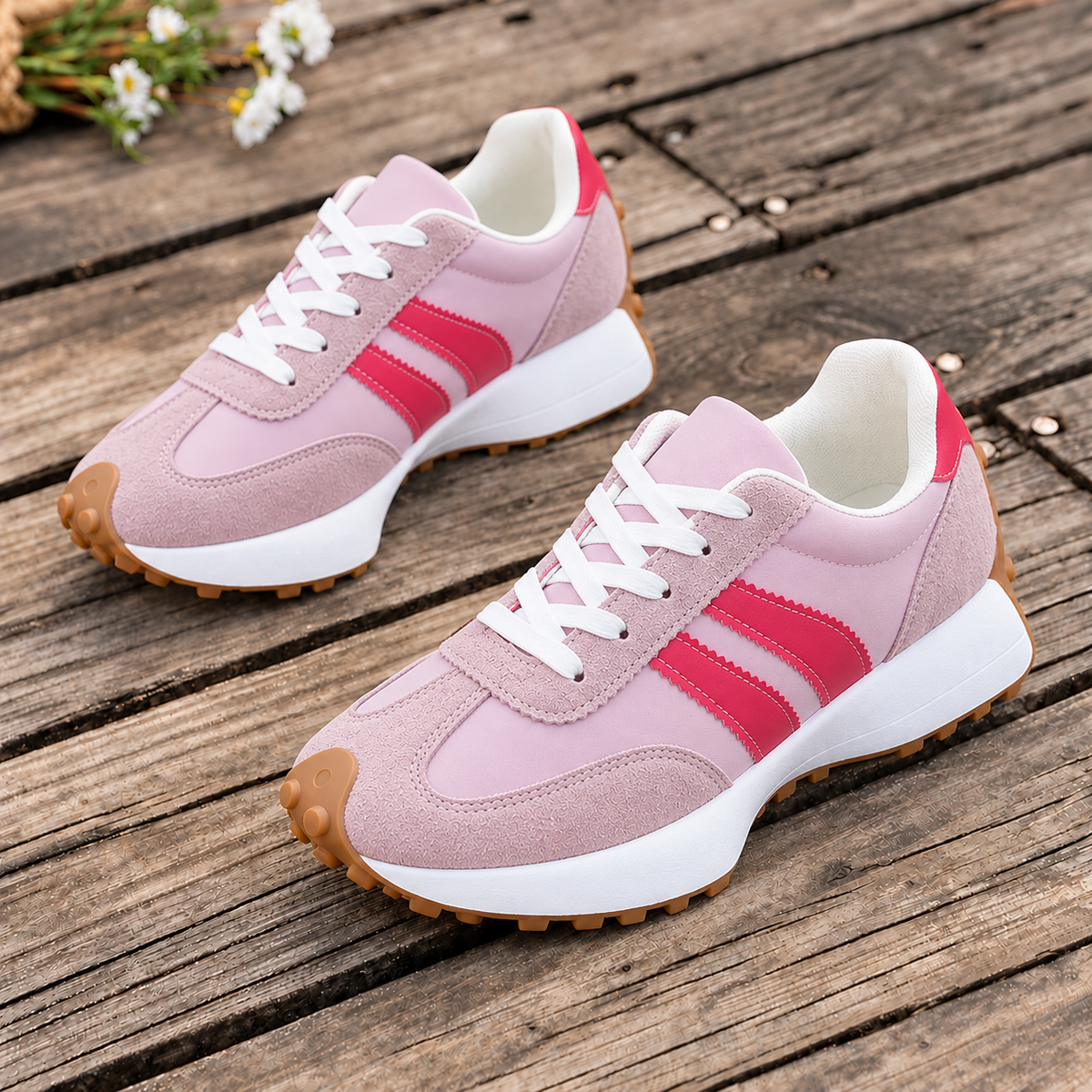 Nancy™ | Orthopedic Retro Sneakers with Platform Sole