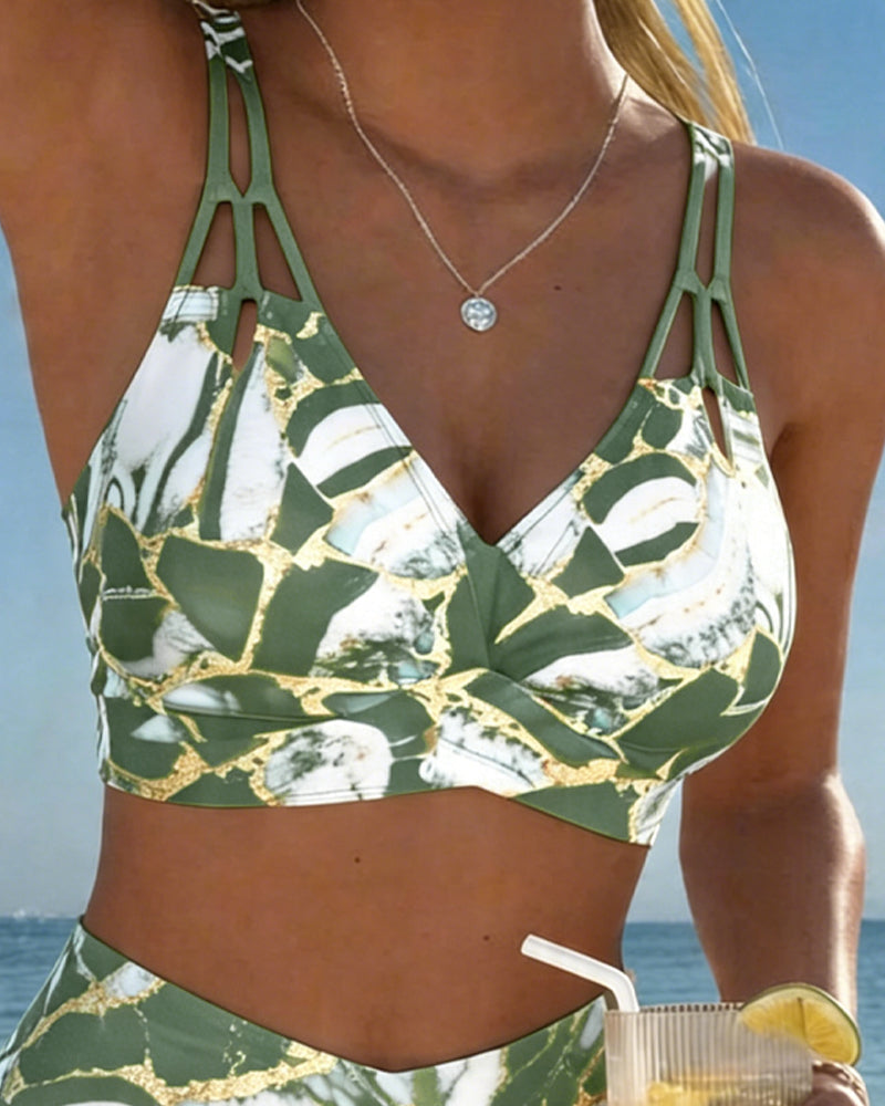 Cutout Strap Bikini Designer