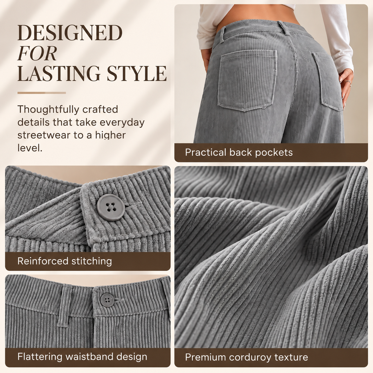 Hazel™ | Comfortable Wide Leg Pants with Pockets