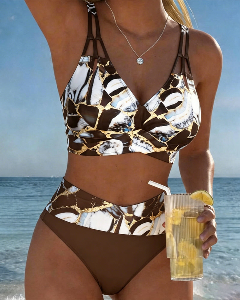 Cutout Strap Bikini Designer