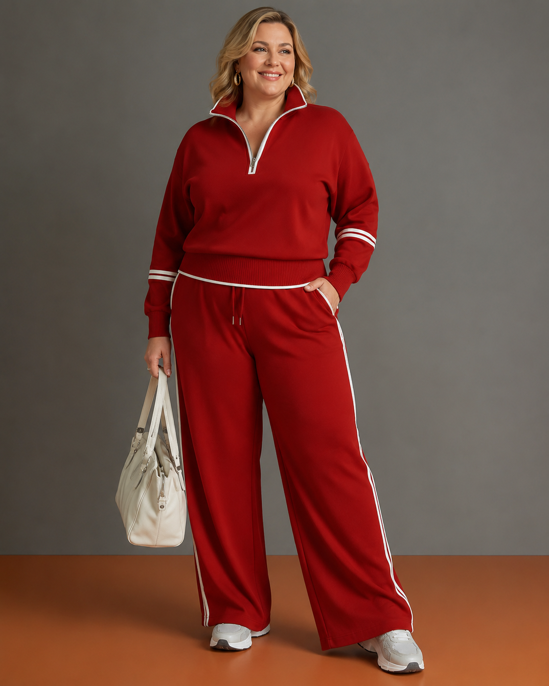 Kayla™ | Relaxed Two-Piece Zip-Up Lounge Set