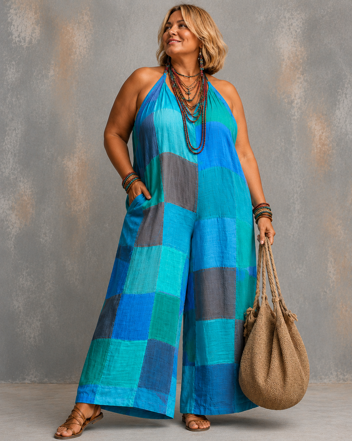 Elora™ | Bohemian Patchwork Jumpsuit