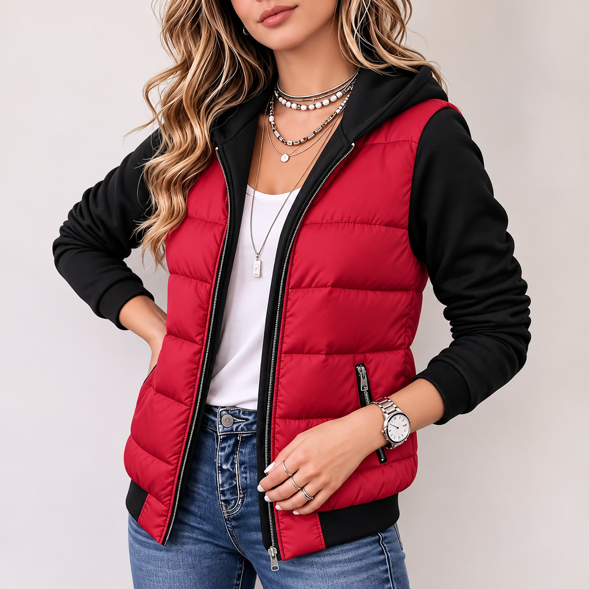 Donna™ | Padded Jacket with Hood