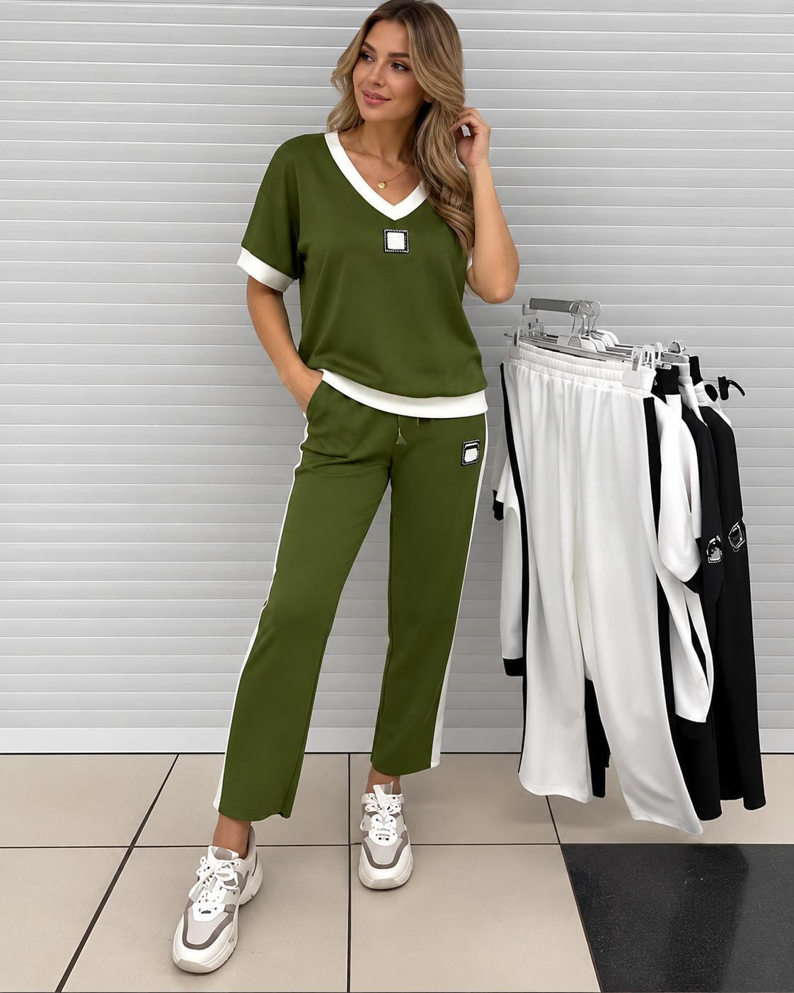 Linda™ | Comfortable Two-Piece Set with V-Neck
