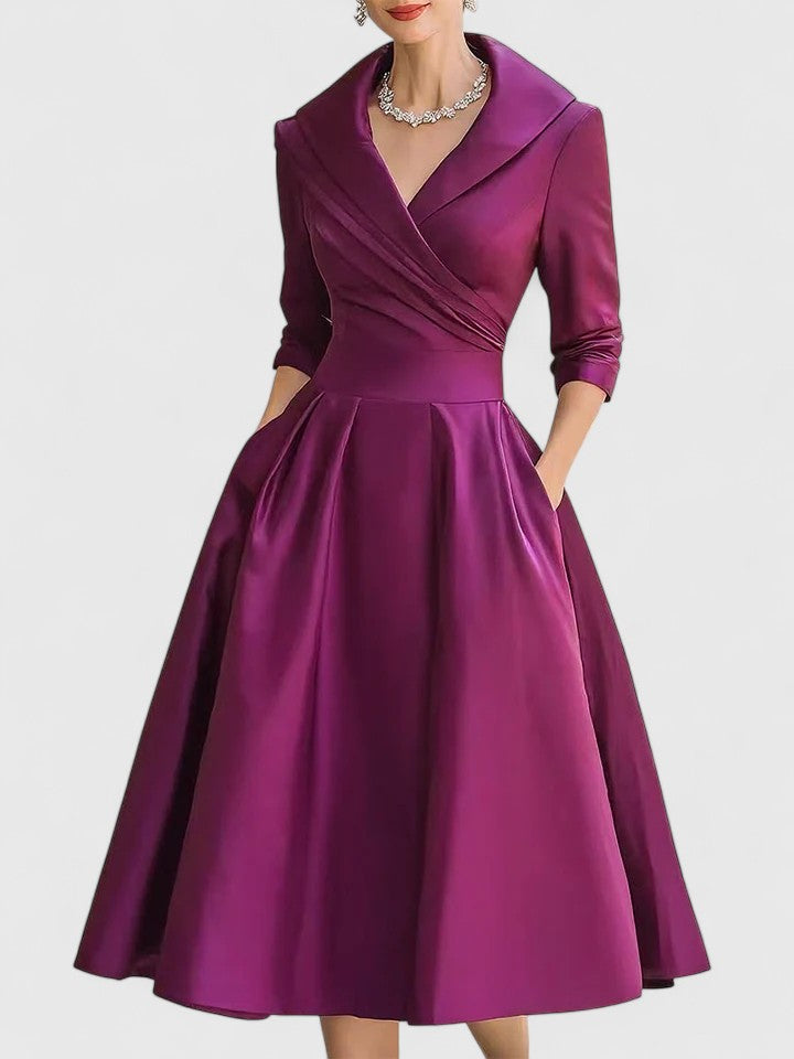 Zyrah™ | Elegant Midi Dress