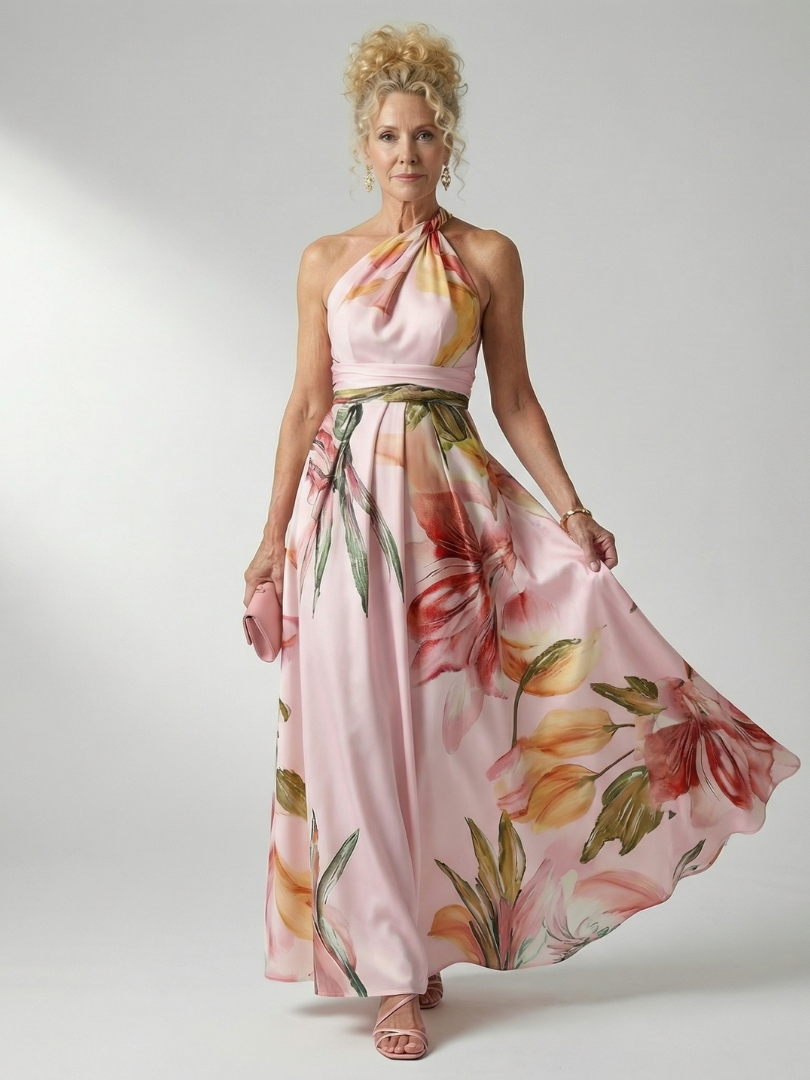 Rachel™ | Tummy-Flattering Floral Maxi Dress