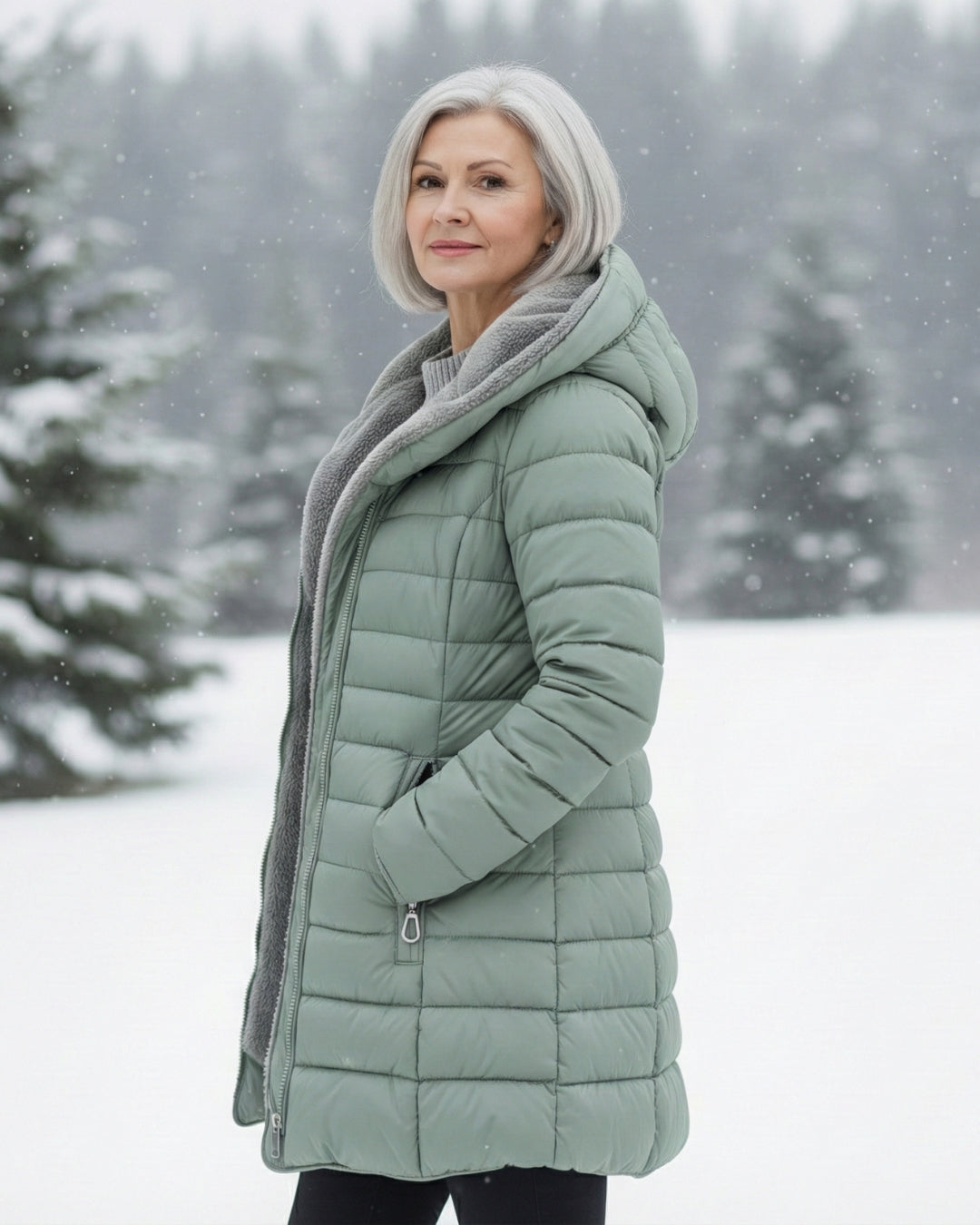 Marilyn™ | Warm Padded Winter Jacket with Hood 10