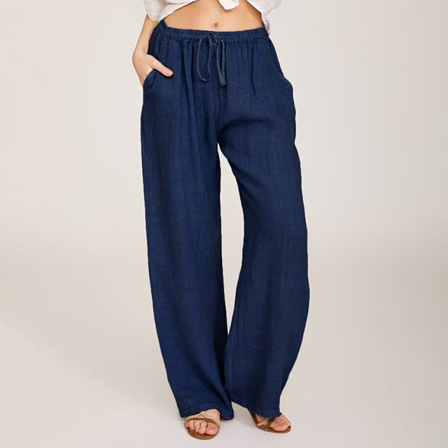 Enara - Comfortable Pants with Drawstrings