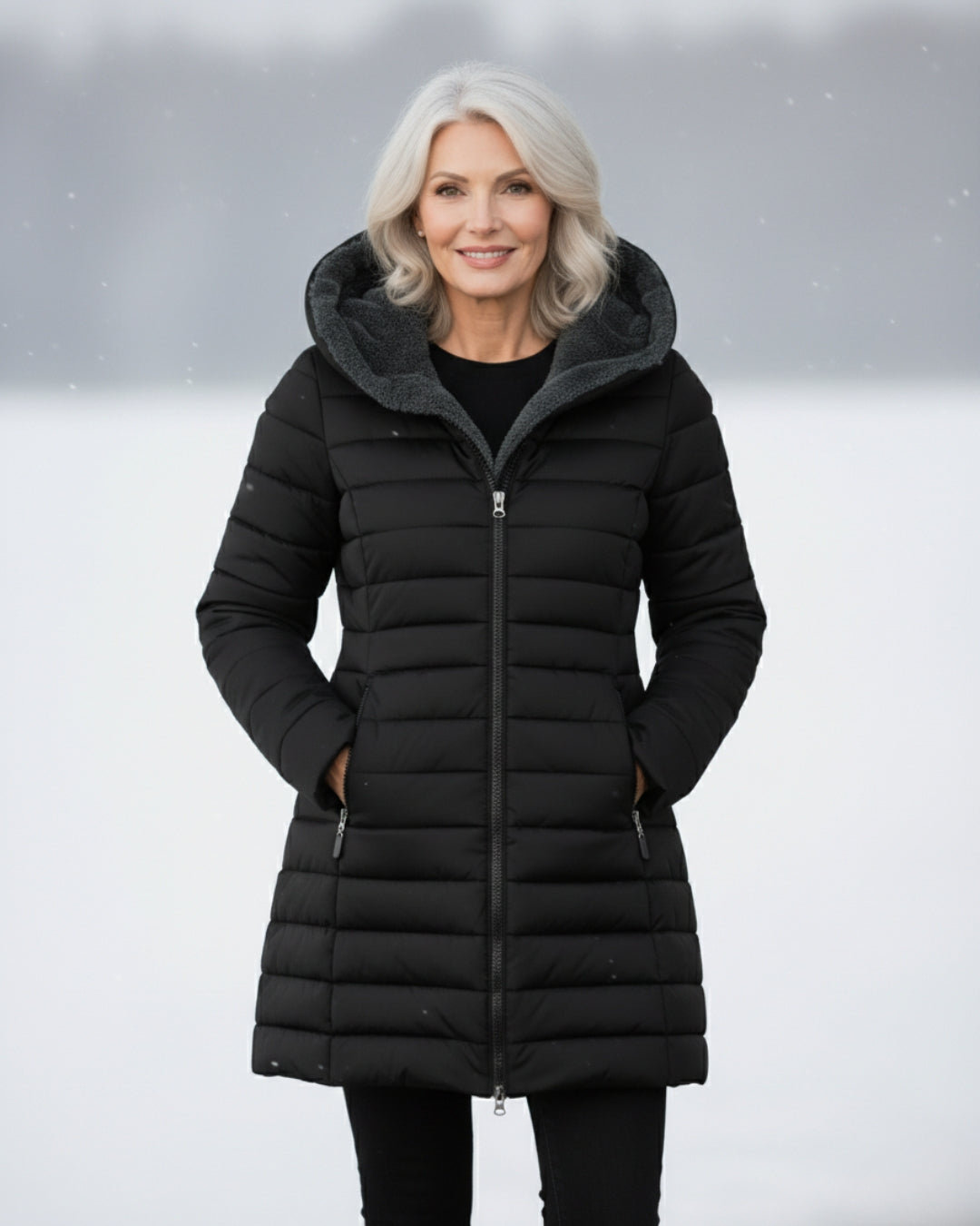 Marilyn™ | Warm Padded Winter Jacket with Hood 4