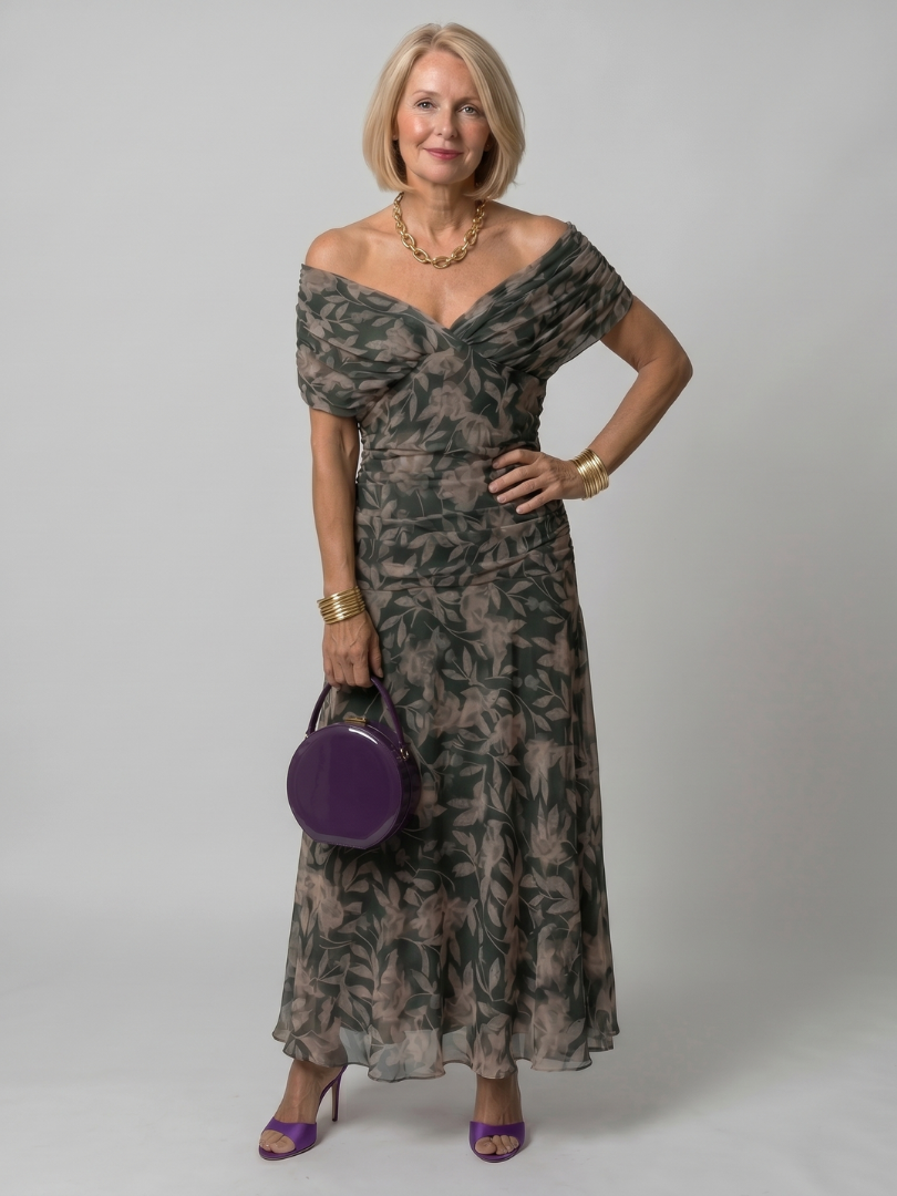Samantha™ | Tummy-Flattering Midi Dress