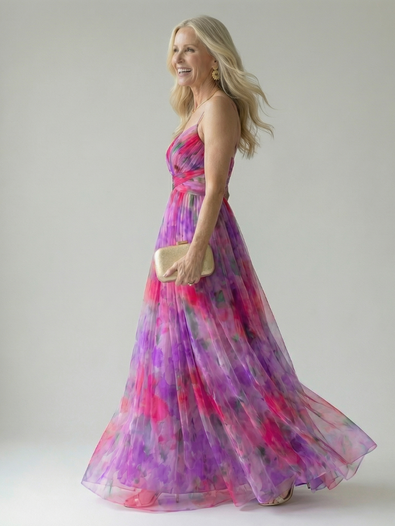 Megan™ | Tummy-Flattering Wrap Maxi Dress
