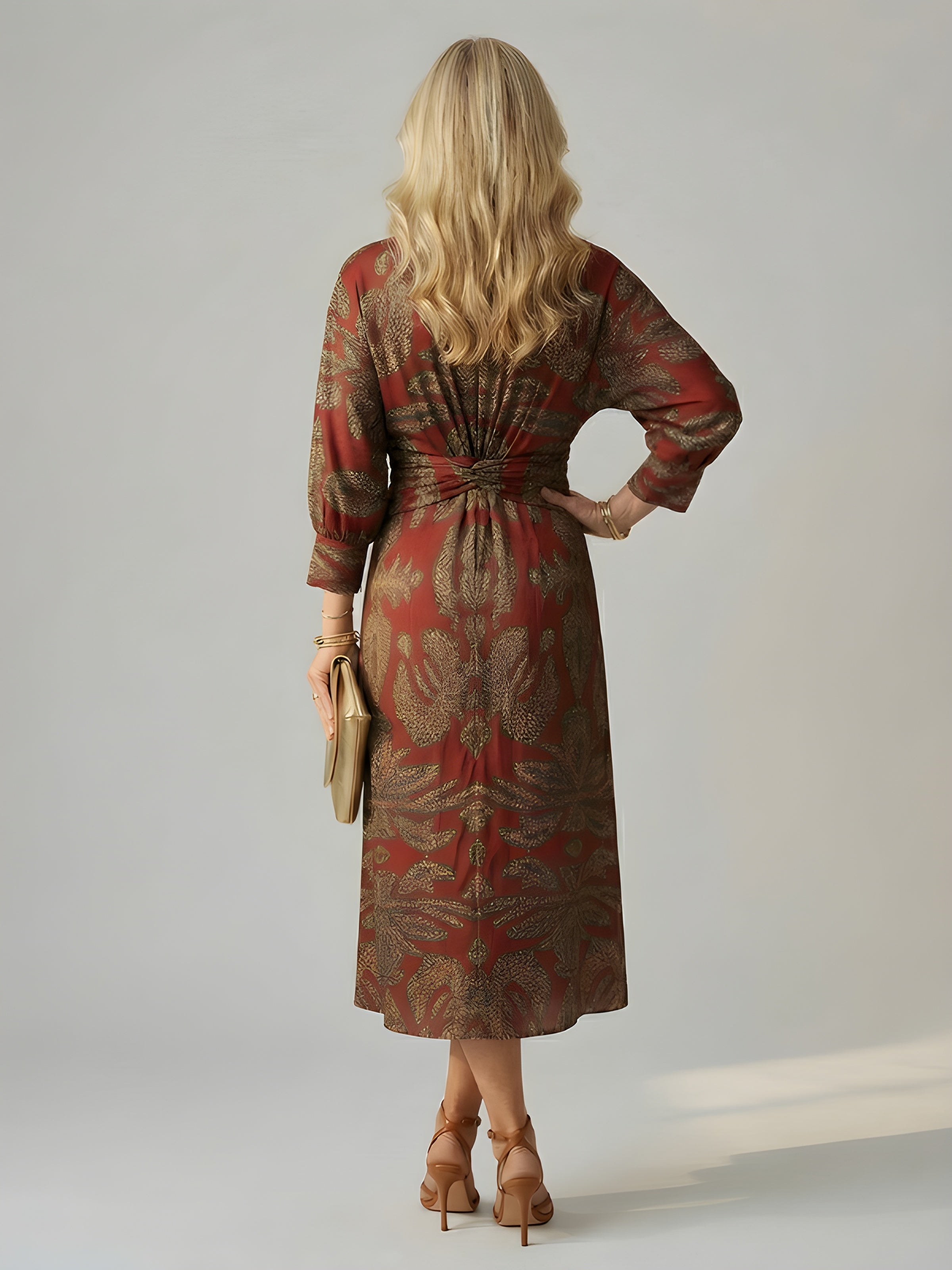 Alisson | Elegant Wrap Midi Dress
