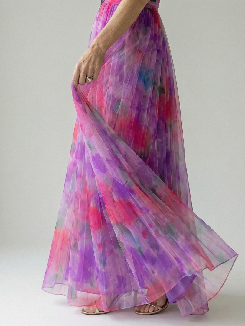 Megan™ | Tummy-Flattering Wrap Maxi Dress