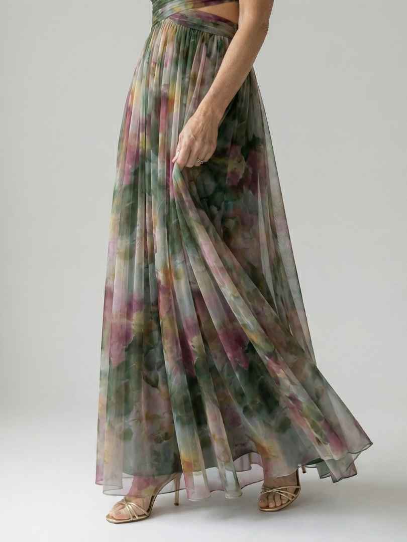 Megan™ | Tummy-Flattering Wrap Maxi Dress
