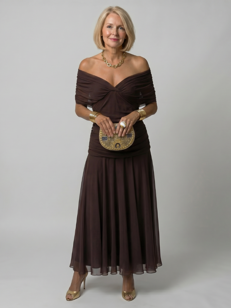 Samantha™ | Tummy-Flattering Midi Dress