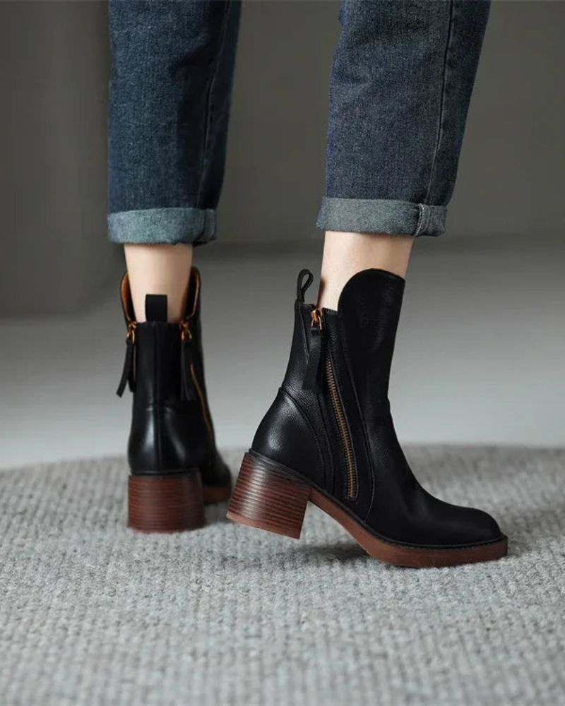 Beverly™ | Orthopedic Ankle Boots with Block Heel 4