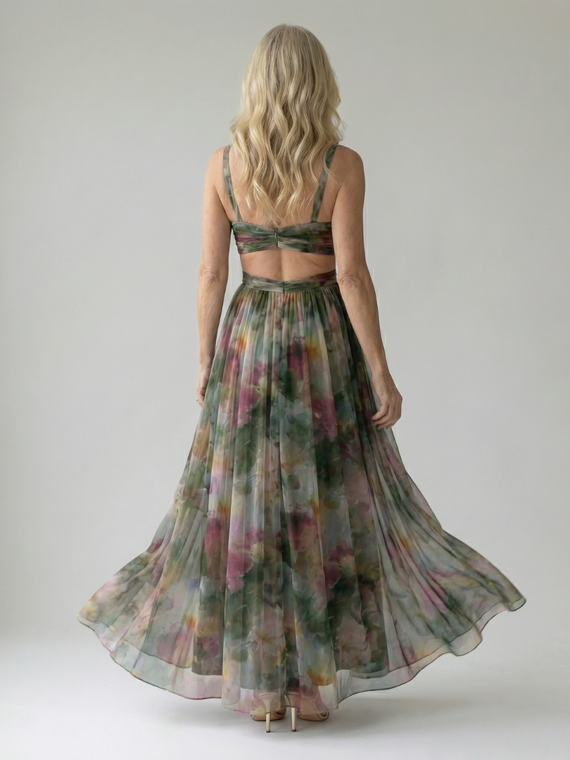 Megan™ | Tummy-Flattering Wrap Maxi Dress