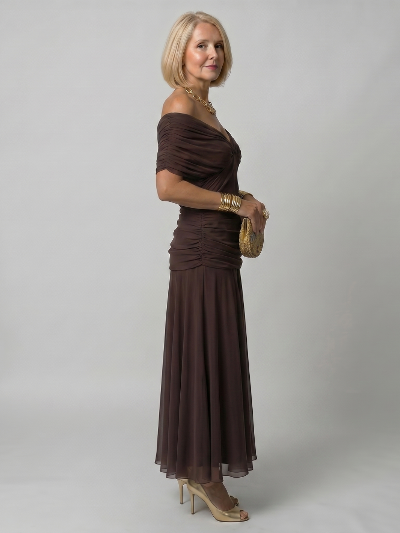 Samantha™ | Tummy-Flattering Midi Dress