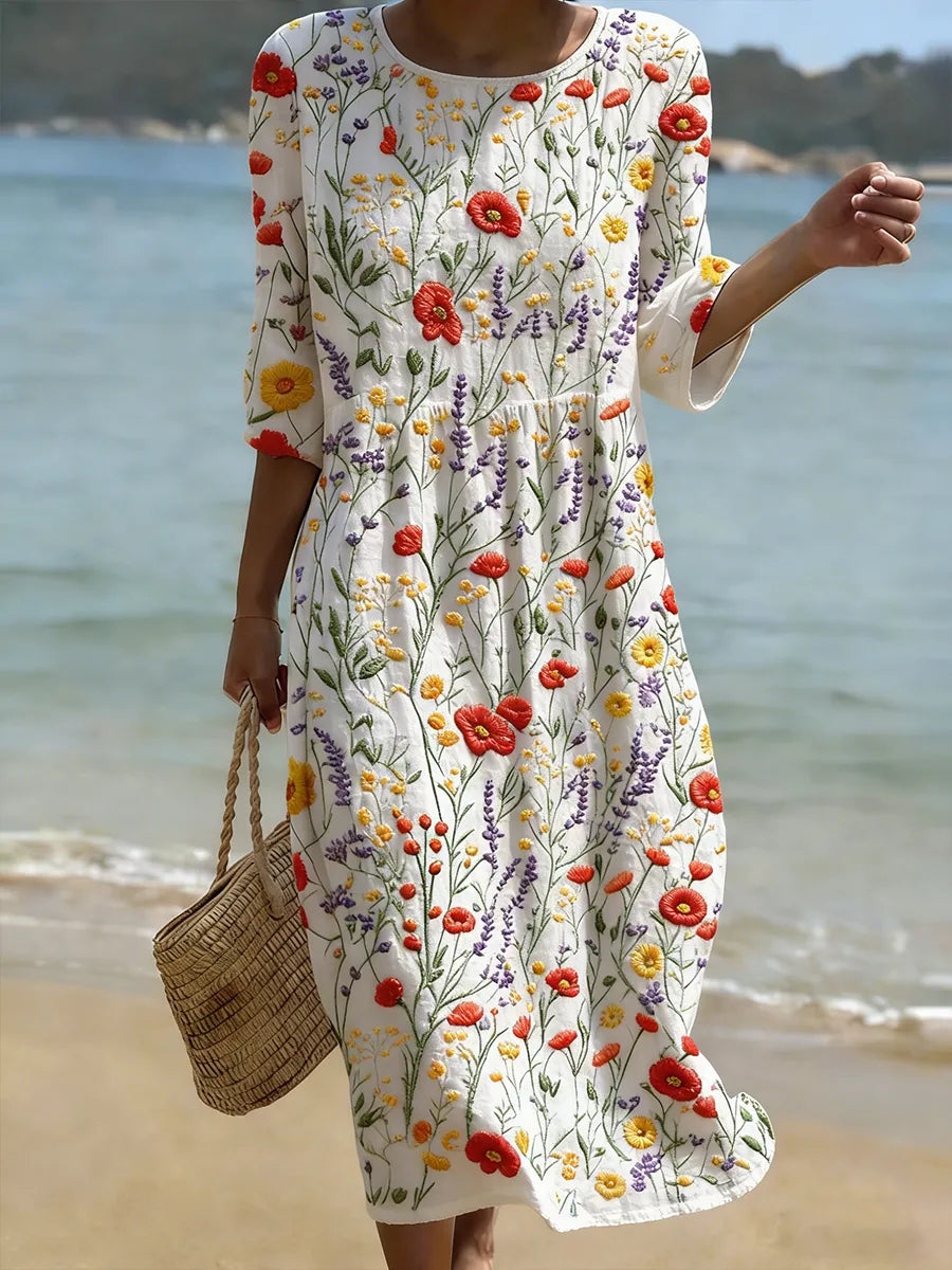 Christina | Maxi Dress with Floral Print