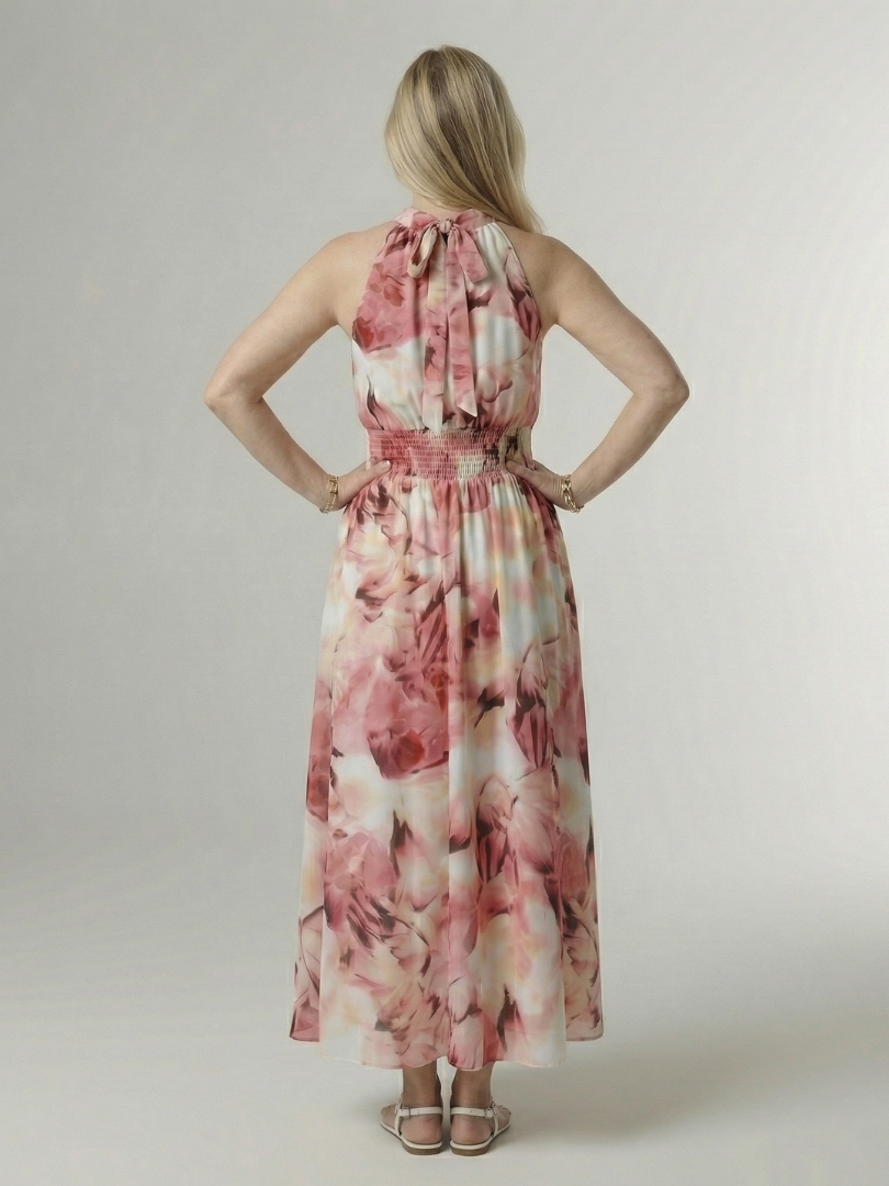 Paige™ | Tummy-Flattering Halter Midi Dress