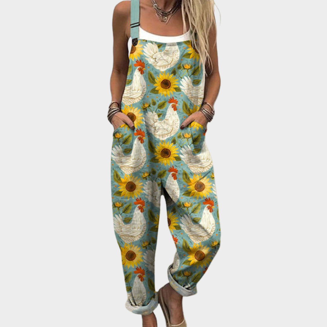 Comfortable Printed Jumpsuit