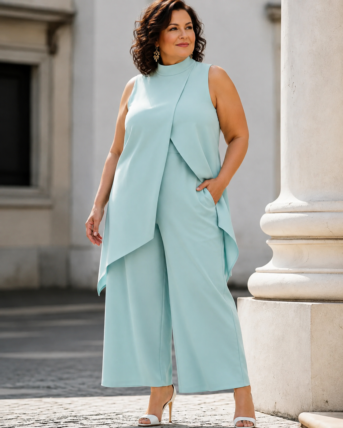 Stella™ | Elegant Sleeveless 2-Piece Tummy-Flattering Set