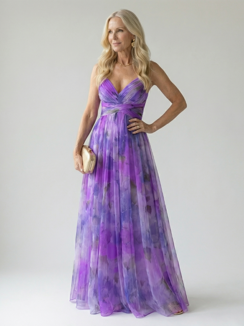 Megan™ | Tummy-Flattering Wrap Maxi Dress