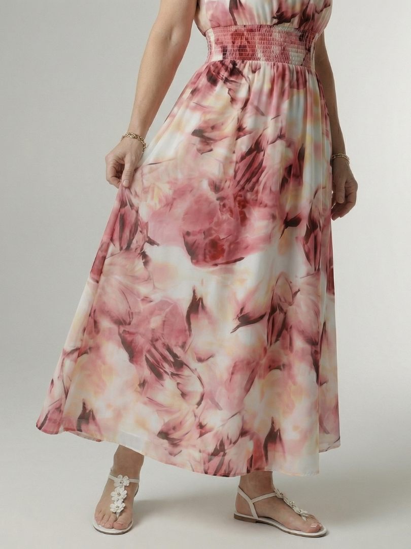 Paige™ | Tummy-Flattering Halter Midi Dress