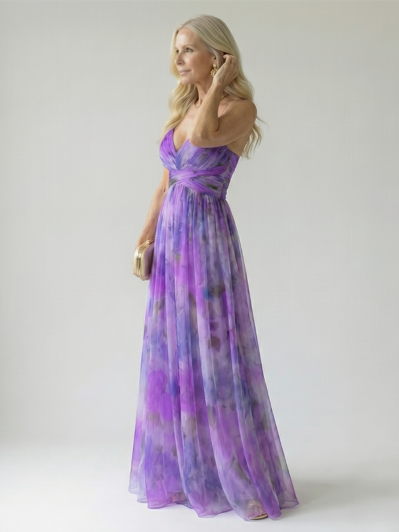 Megan™ | Tummy-Flattering Wrap Maxi Dress