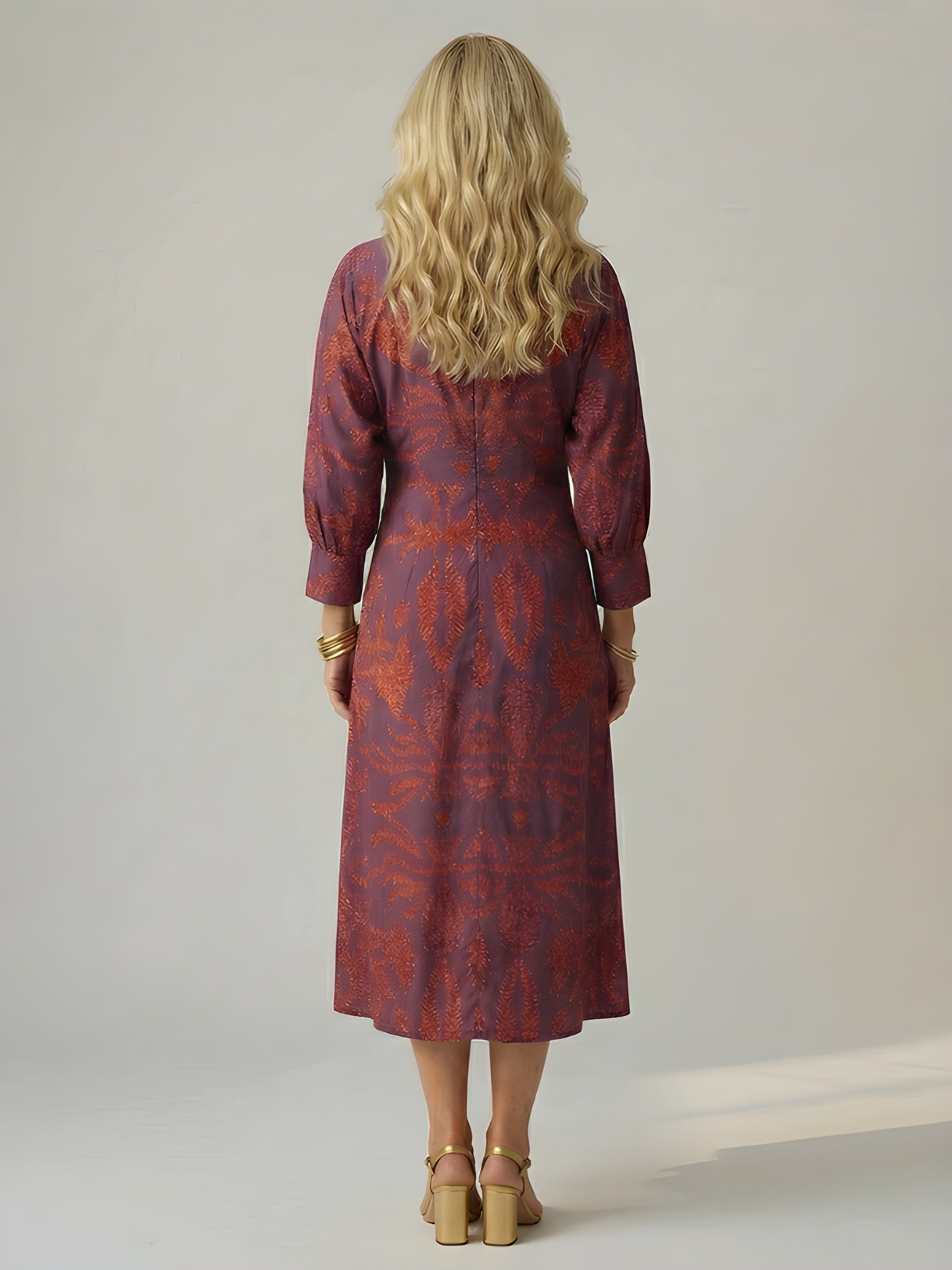 Alisson | Elegant Wrap Midi Dress